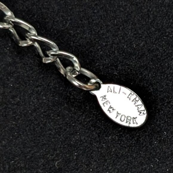 Ali Khan Dark Crystal Cluster Necklace - Picture 5 of 6